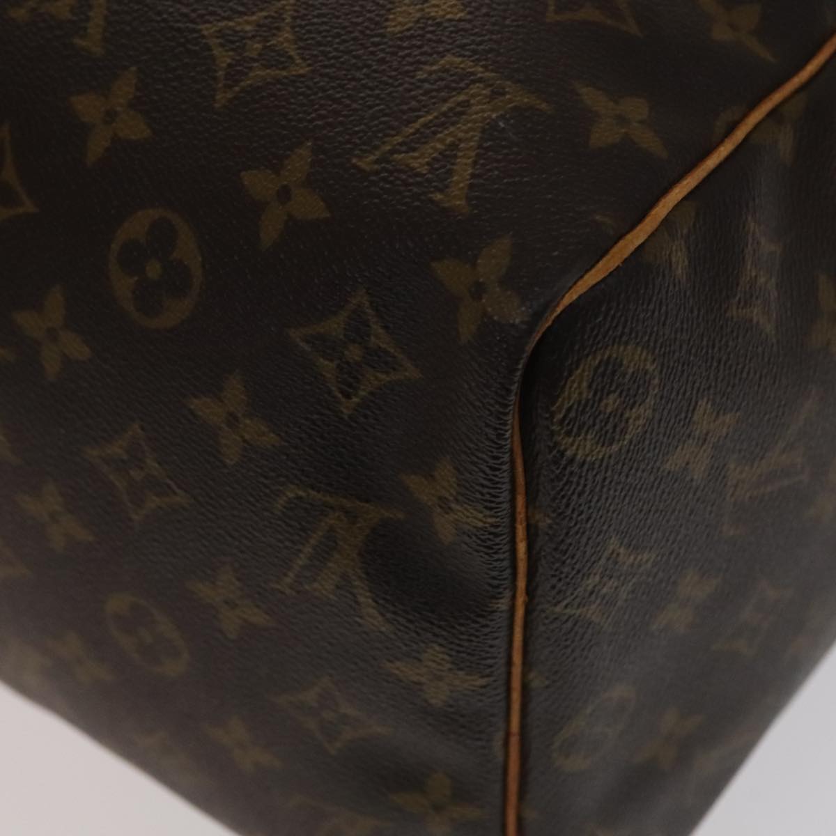 Louis Vuitton Keepall 45 Brown Canvas Travel Bag (Pre-Owned)