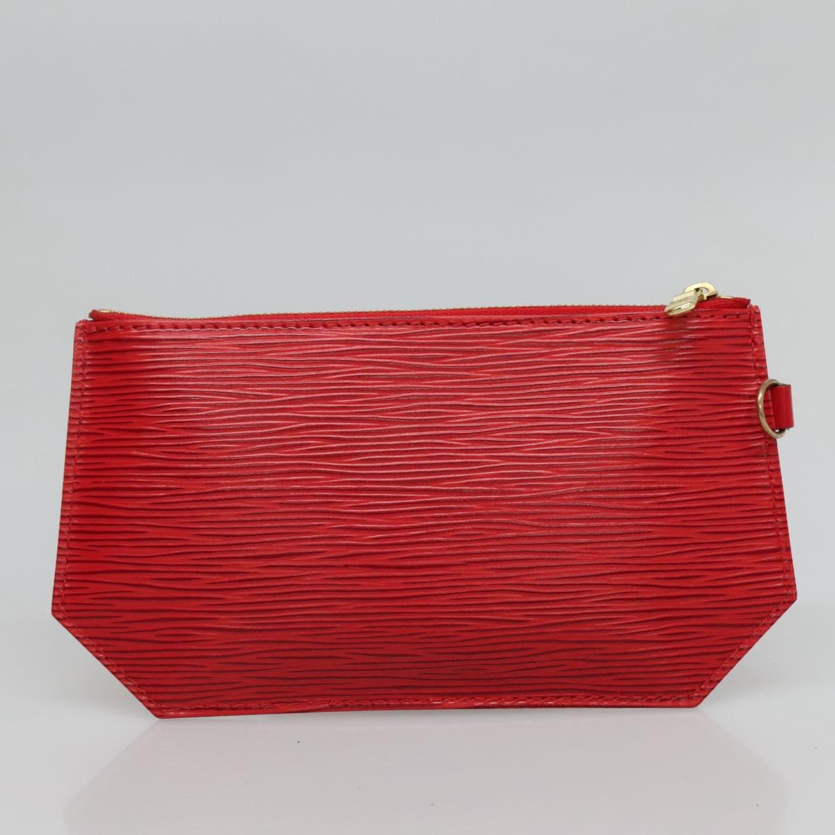 Louis Vuitton Sac D'épaule Red Leather Shoulder Bag (Pre-Owned)