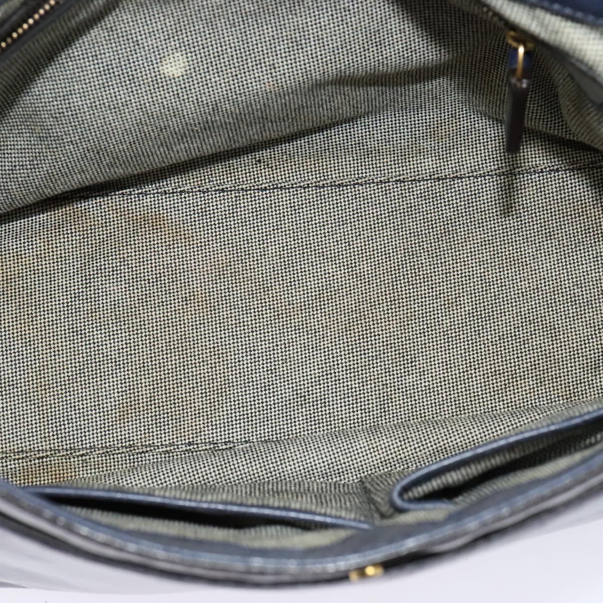 MCM Navy Leather Handbag (Pre-Owned)