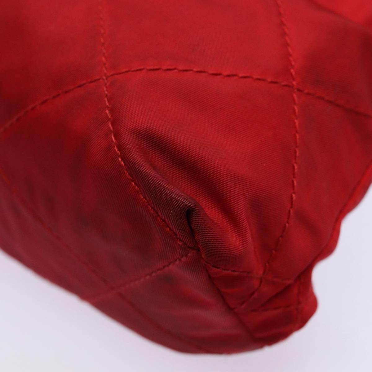 Prada Tessuto Red Synthetic Clutch Bag (Pre-Owned)