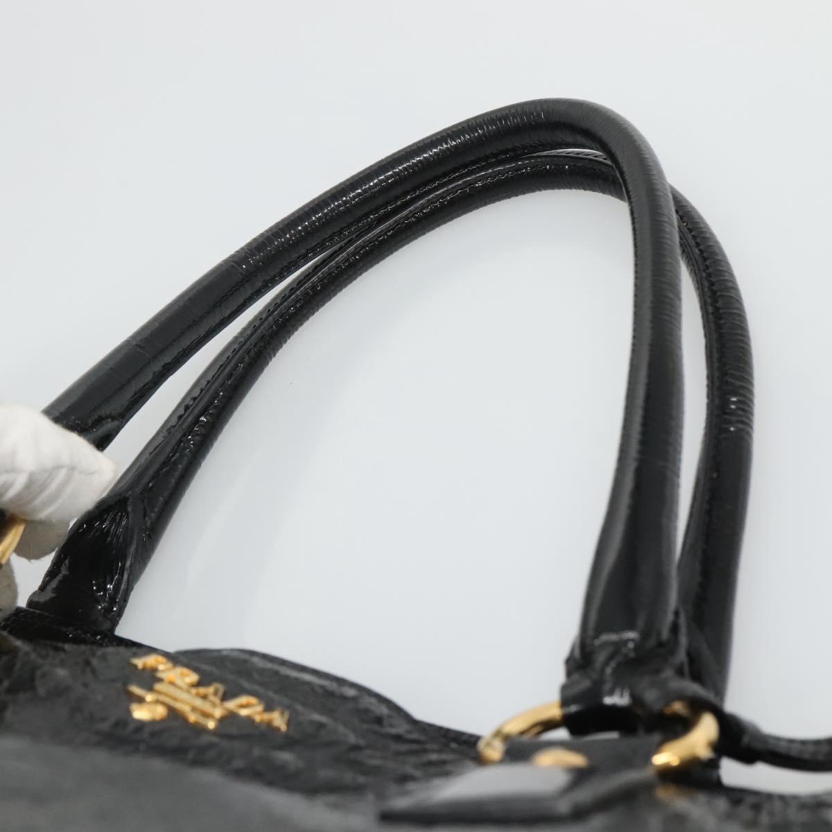 Prada Black Patent Leather Tote Bag (Pre-Owned)