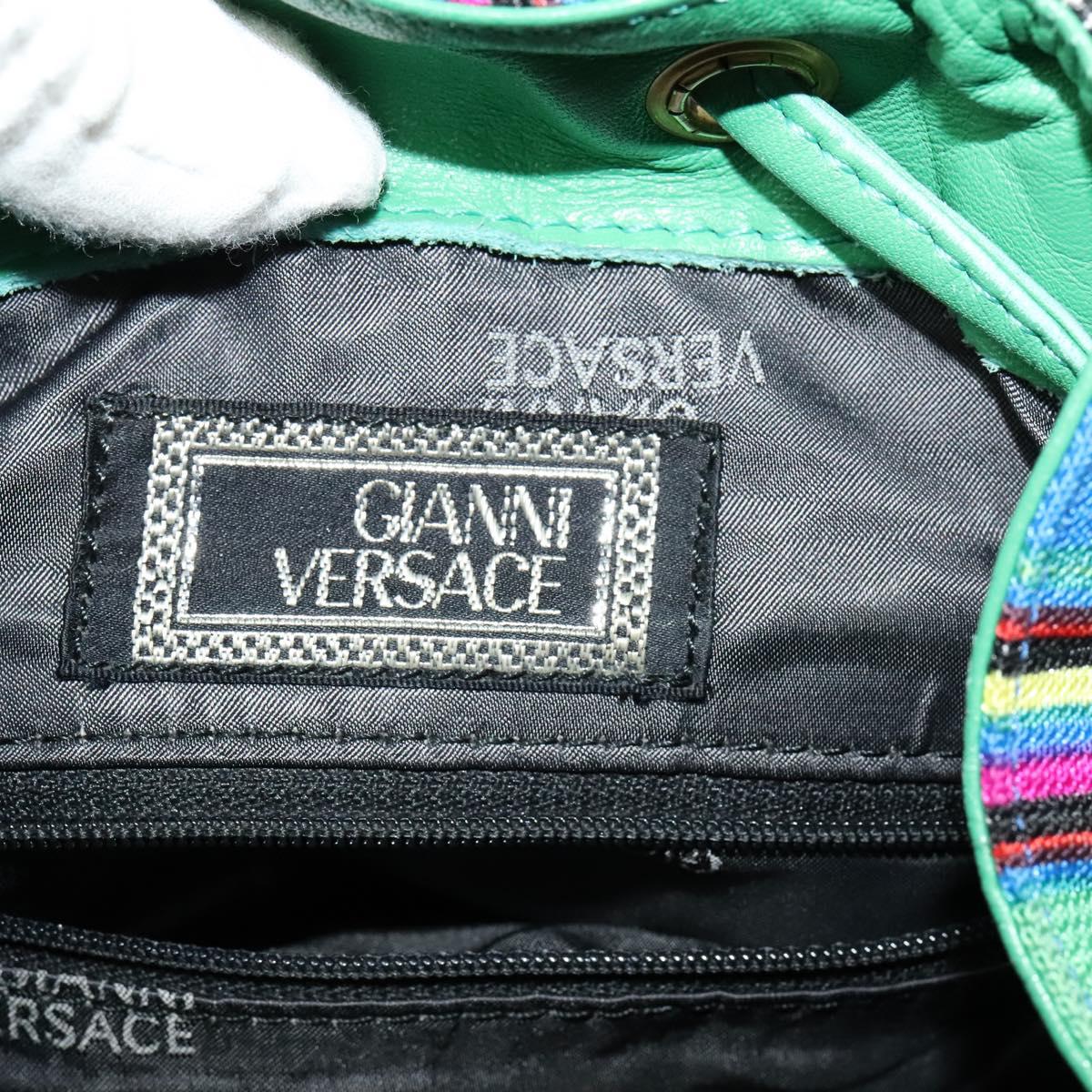 Versace Multicolour Nylon Backpack Bag (Pre-Owned)