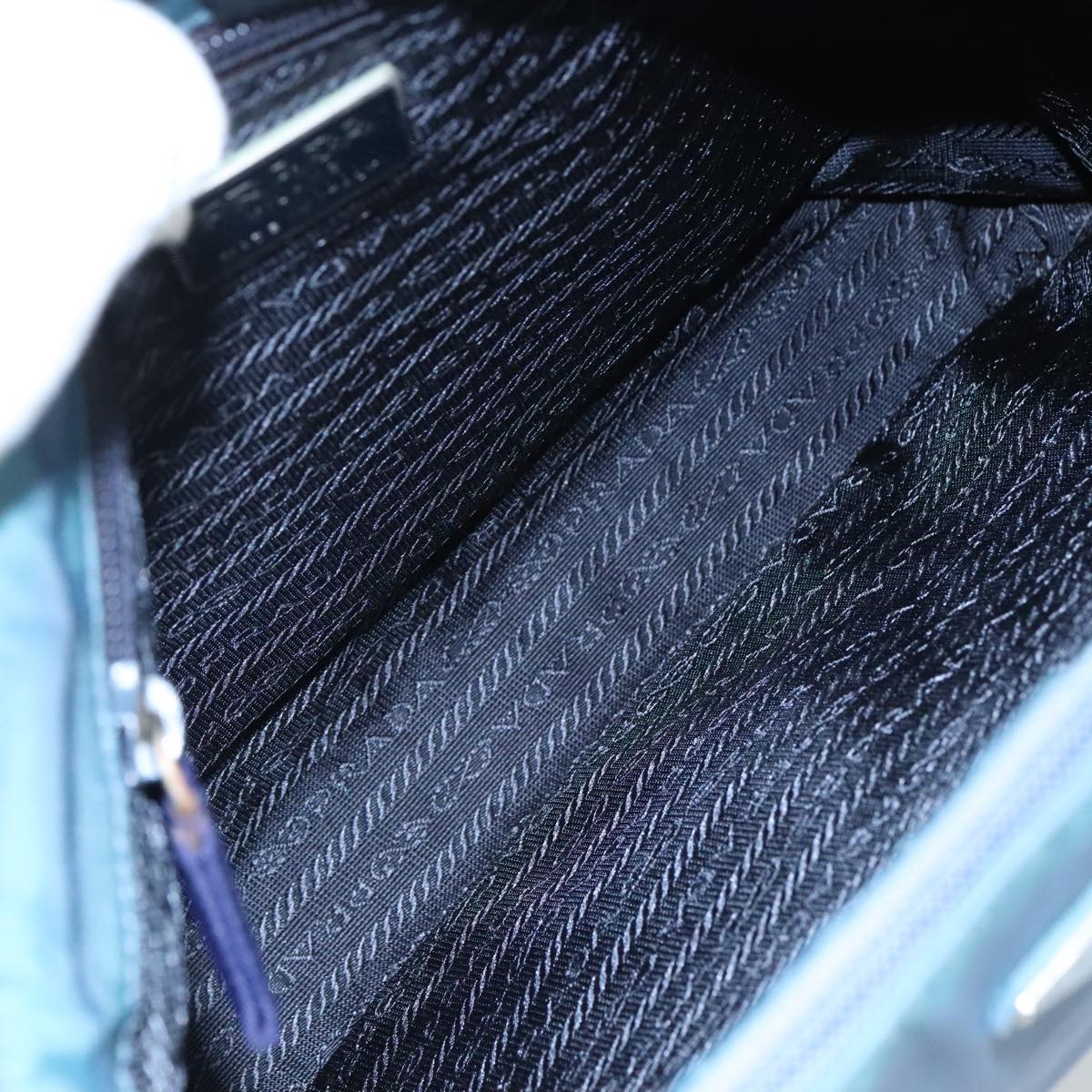 Prada Tessuto Blue Synthetic Tote Bag (Pre-Owned)