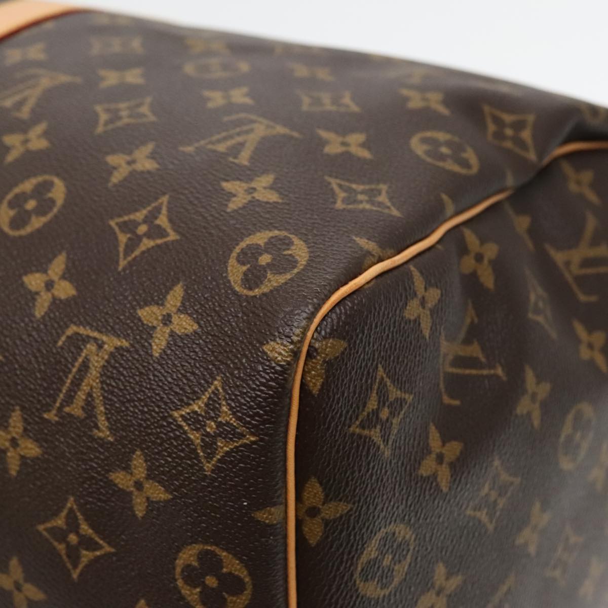 Louis Vuitton Keepall 50 Brown Canvas Travel Bag (Pre-Owned)