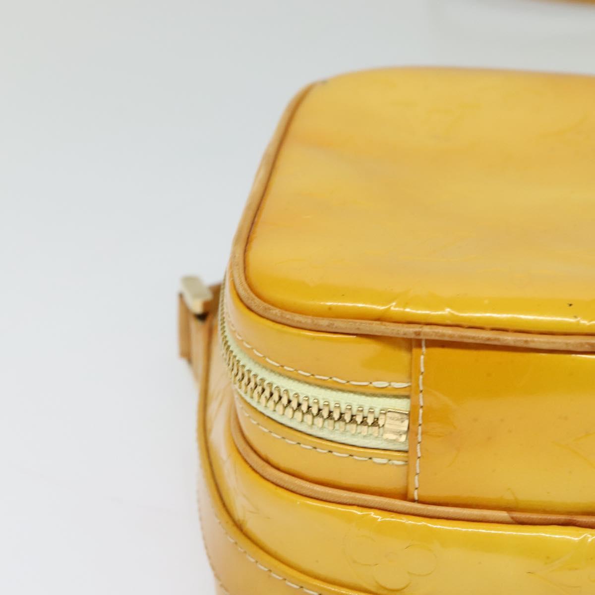 Louis Vuitton Wooster Yellow Patent Leather Shoulder Bag (Pre-Owned)
