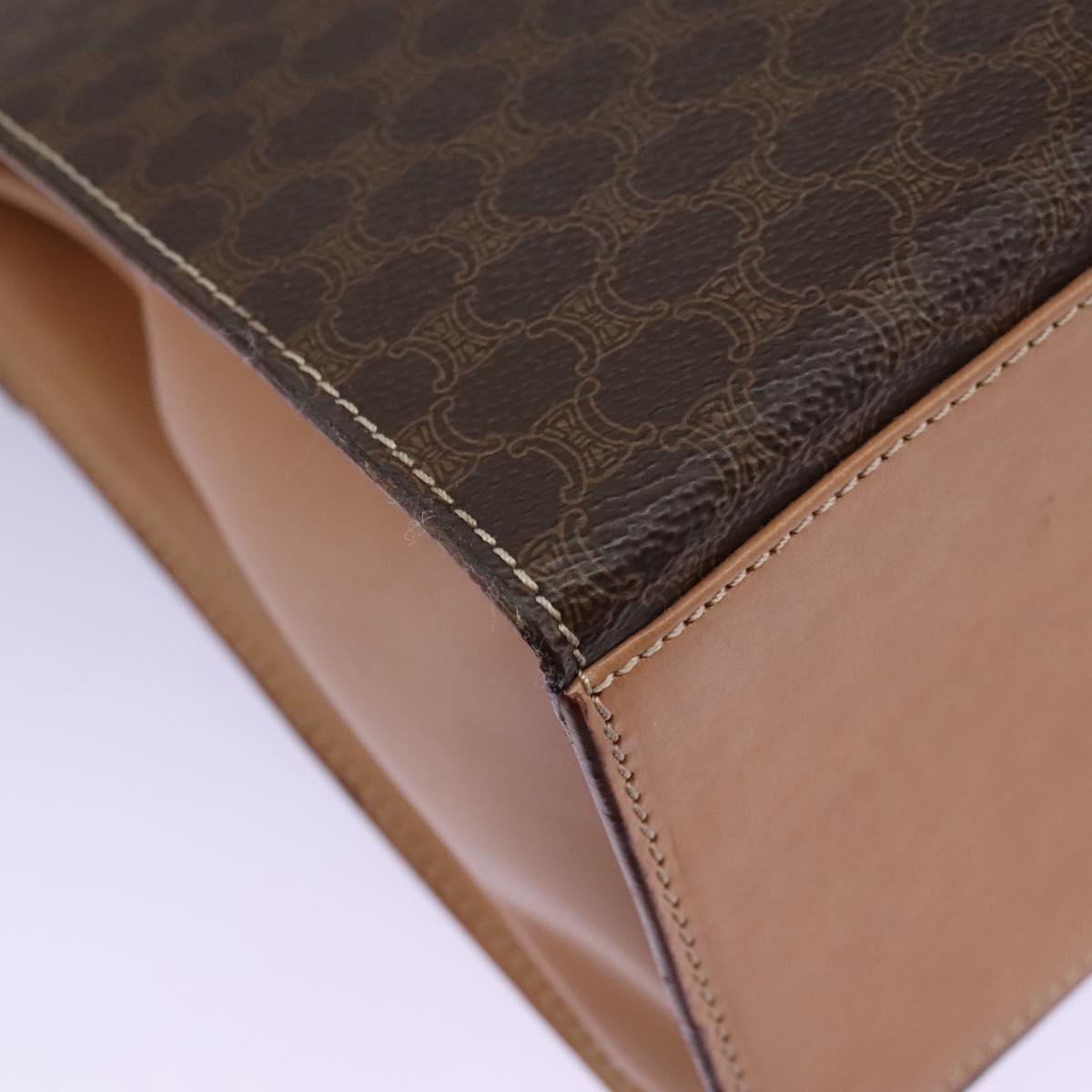Céline Macadam Brown Canvas Handbag (Pre-Owned)