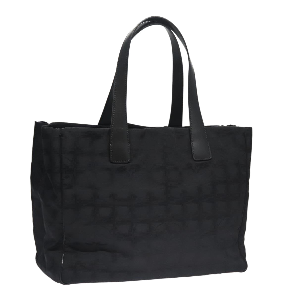Chanel Travel Line Black Synthetic Tote Bag (Pre-Owned)