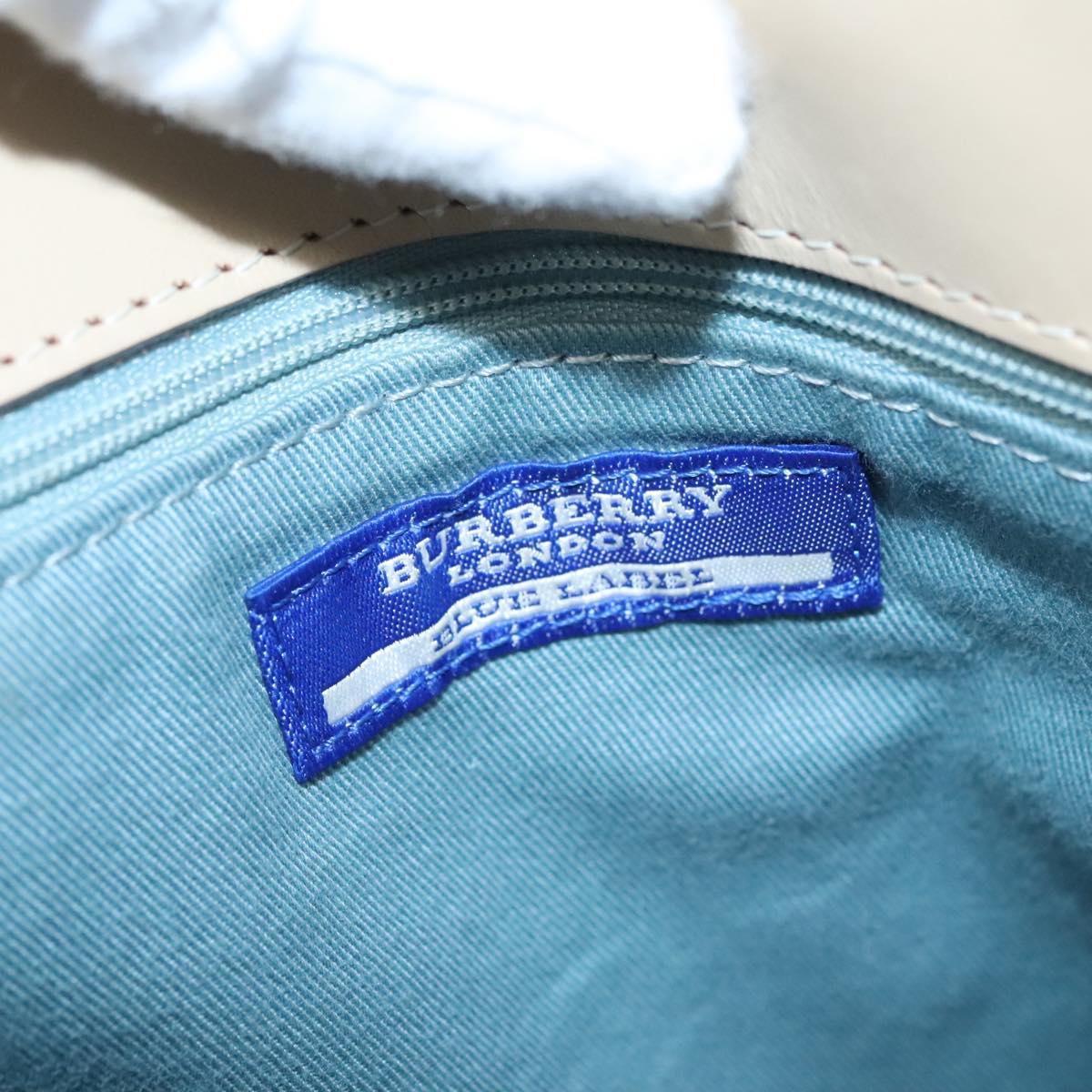 Burberry Blue Label Blue Canvas Tote Bag (Pre-Owned)