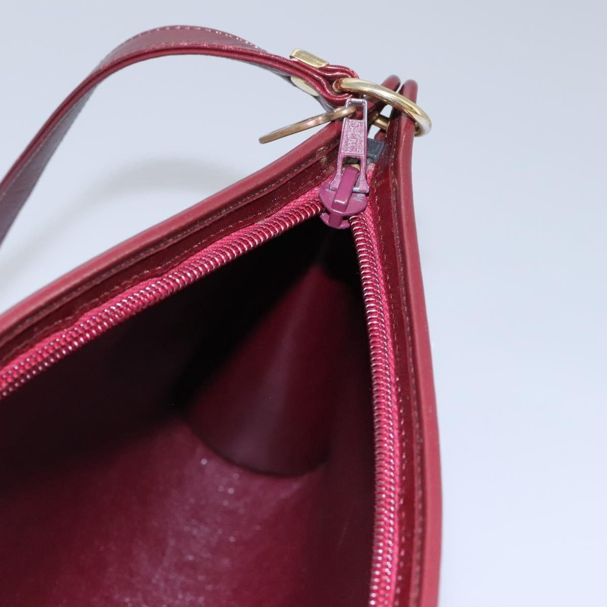 Dior Trotter Red Canvas Shoulder Bag (Pre-Owned)