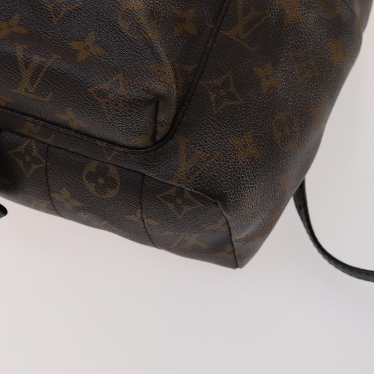 Louis Vuitton Palm Springs Mm Brown Canvas Backpack Bag (Pre-Owned)
