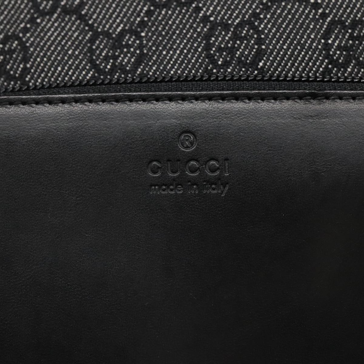 Gucci Gg Canvas Black Canvas Tote Bag (Pre-Owned)