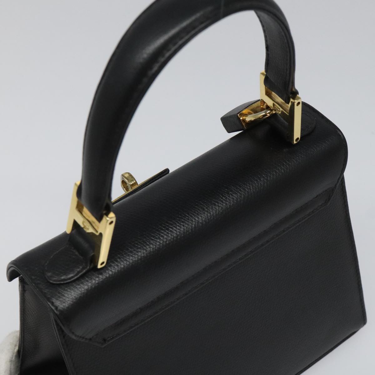 MCM Black Leather Handbag (Pre-Owned)