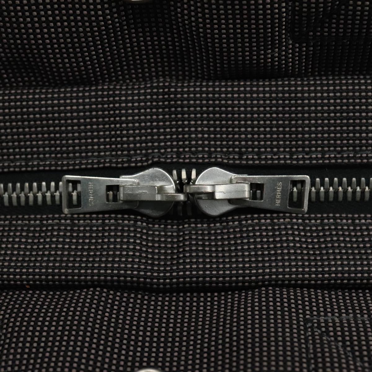 Hermès Herline Grey Canvas Tote Bag (Pre-Owned)