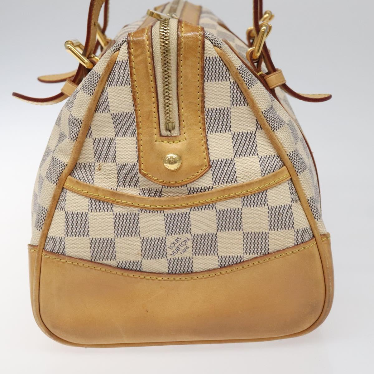 Louis Vuitton Berkeley White Canvas Handbag (Pre-Owned)
