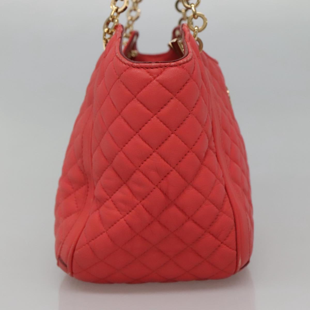 Salvatore Ferragamo Gancini Pink Leather Shoulder Bag (Pre-Owned)