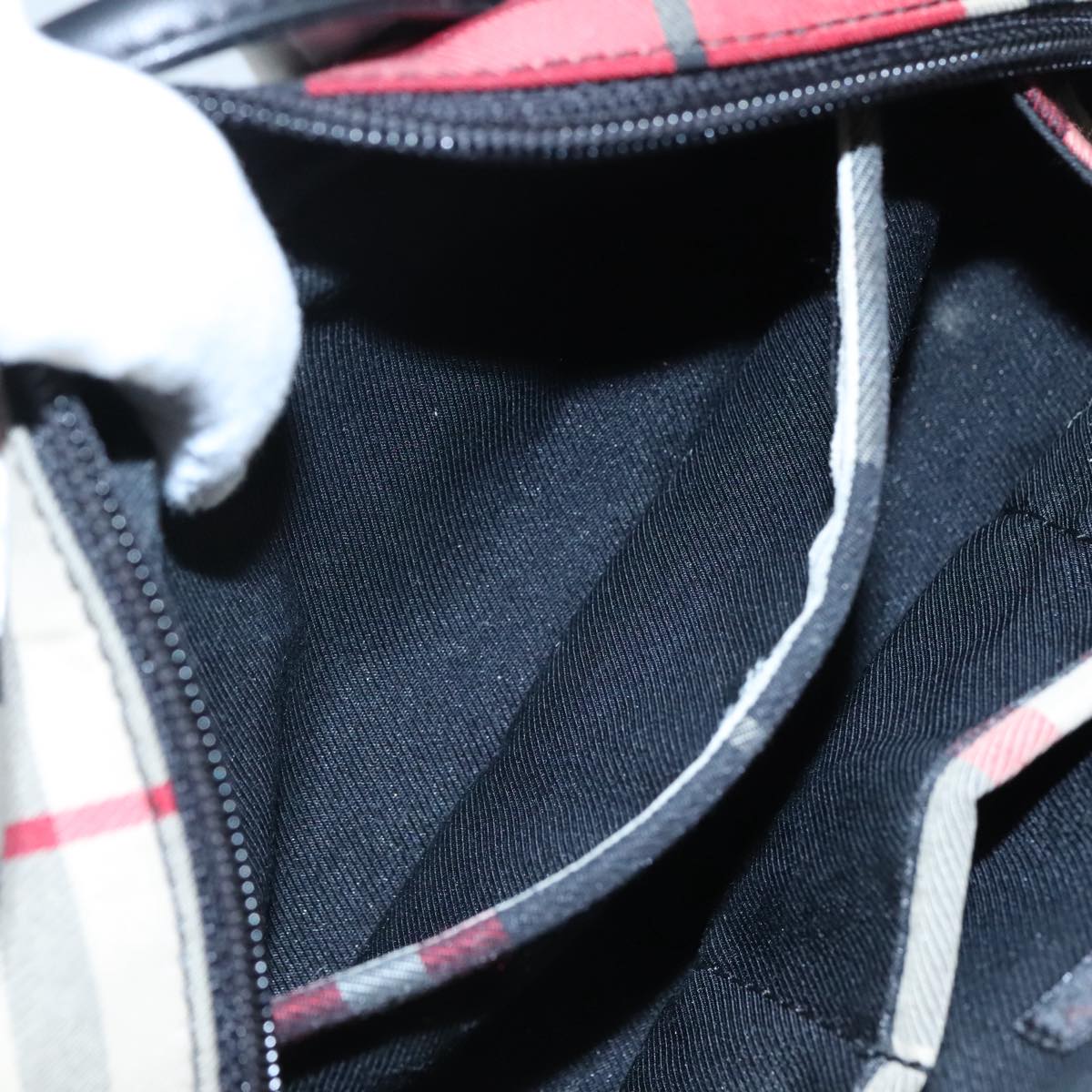 Burberry Nova Check Multicolour Canvas Handbag (Pre-Owned)