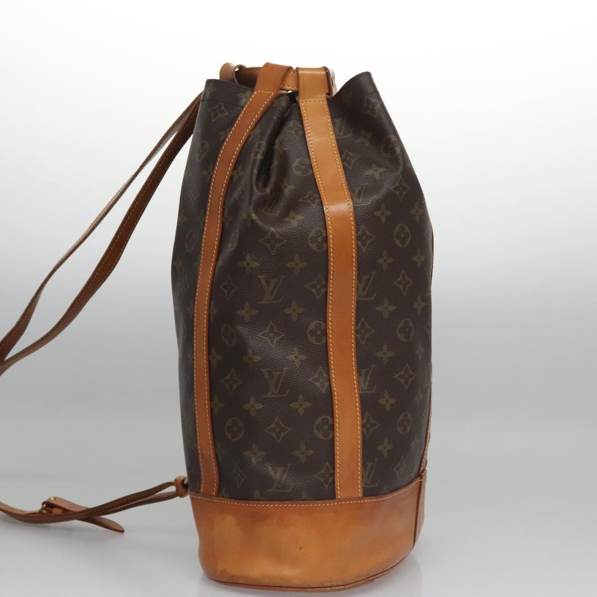 Louis Vuitton Randonnée Brown Canvas Shoulder Bag (Pre-Owned)