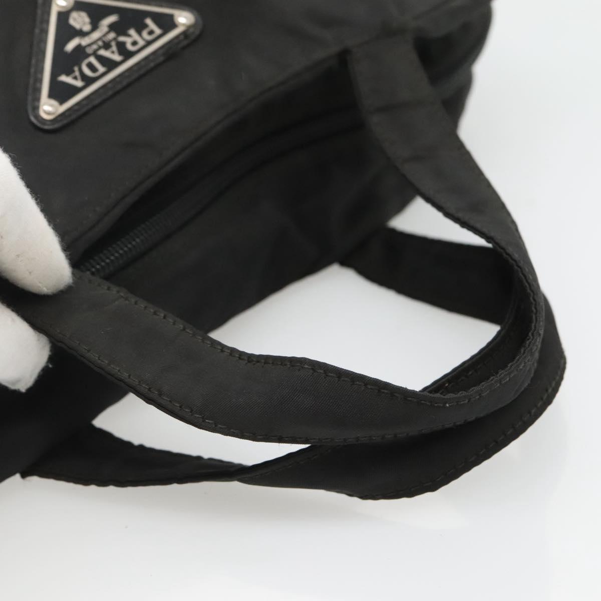 Prada Re-Nylon Black Nylon Handbag (Pre-Owned)