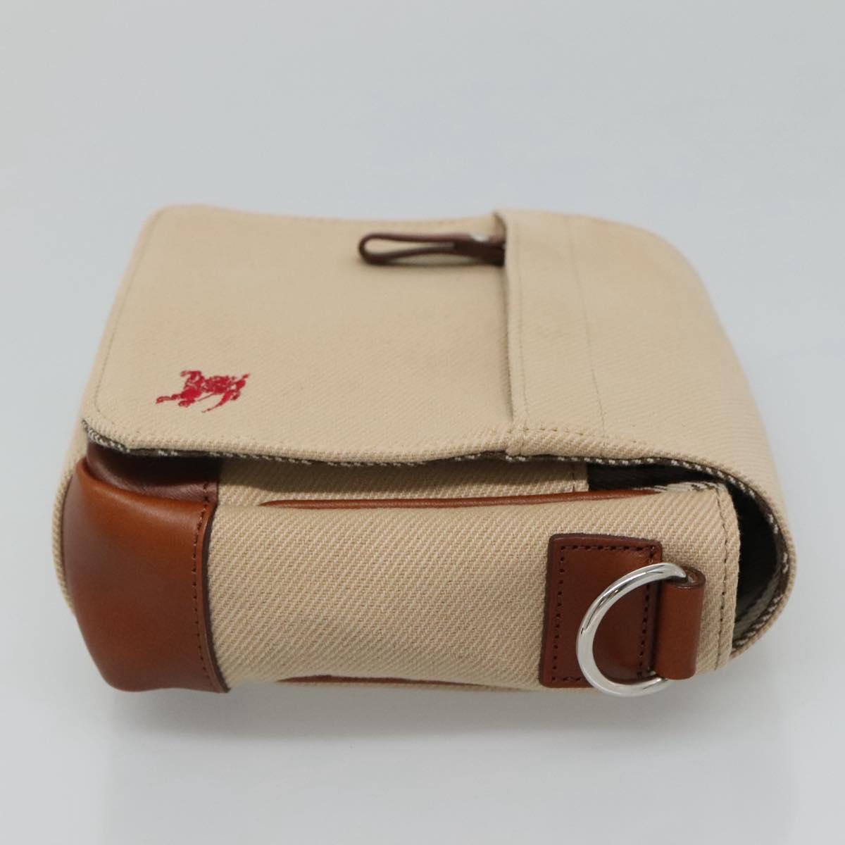 Burberry Blue Label Beige Canvas Shoulder Bag (Pre-Owned)