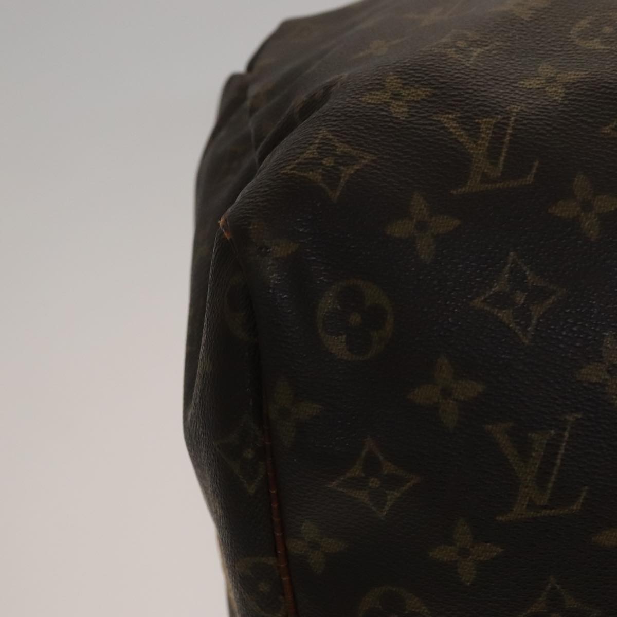 Louis Vuitton Keepall Bandoulière 60 Brown Canvas Travel Bag (Pre-Owned)