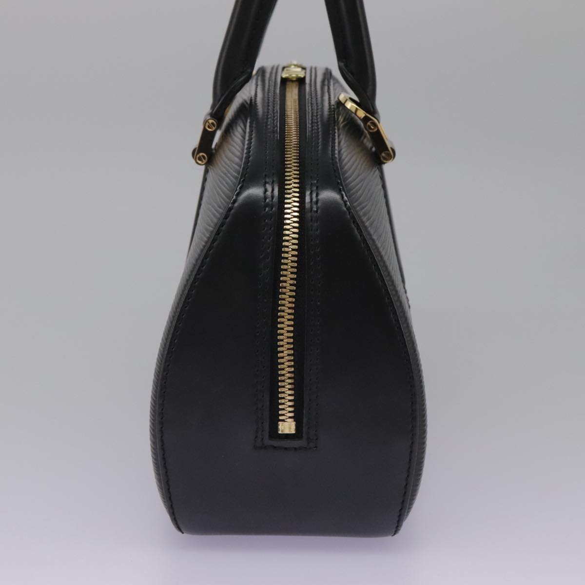 Louis Vuitton Jasmine Black Leather Handbag (Pre-Owned)