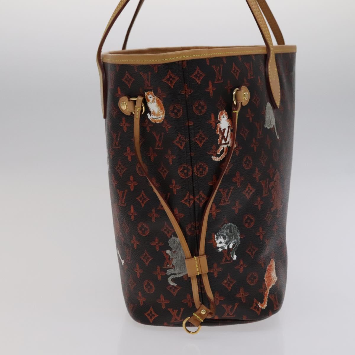 Louis Vuitton Neverfull Mm Black Canvas Tote Bag (Pre-Owned)