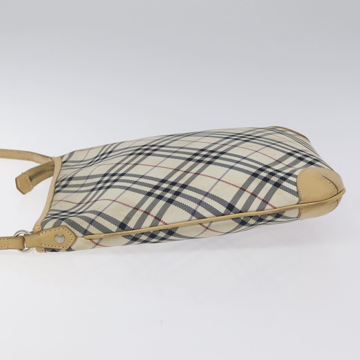Burberry Nova Check Beige Synthetic Shoulder Bag (Pre-Owned)