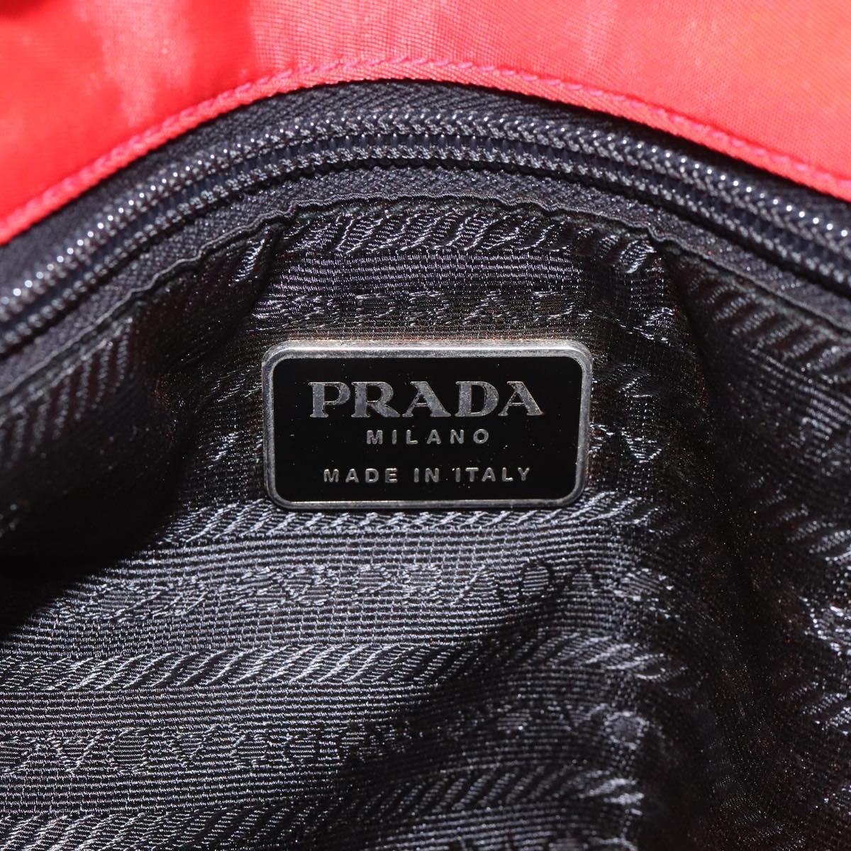 Prada Tessuto City Red Synthetic Handbag (Pre-Owned)