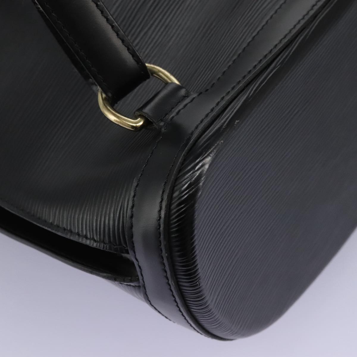 Louis Vuitton Gobelins Black Leather Backpack Bag (Pre-Owned)
