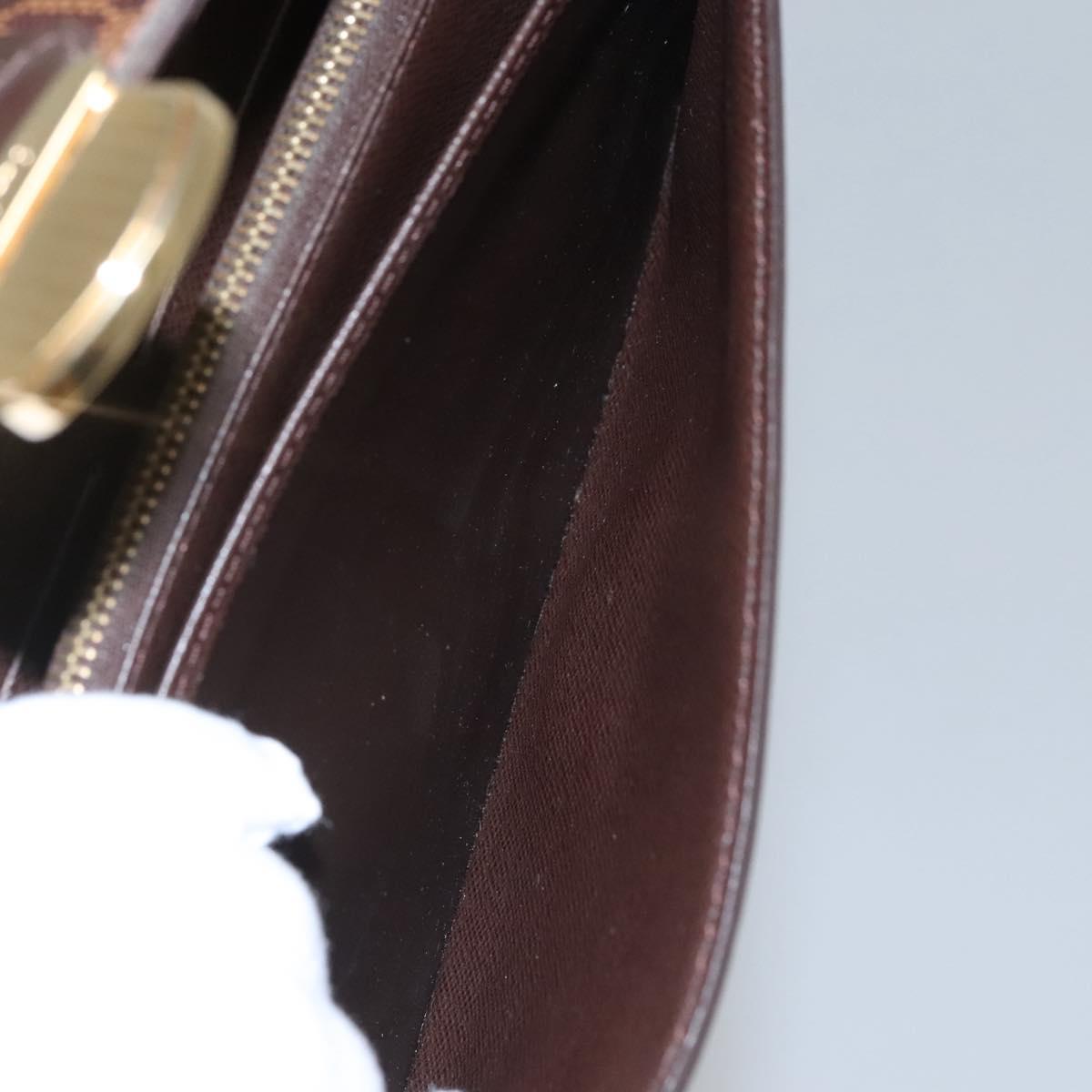Louis Vuitton Sistina Brown Canvas Wallet (Pre-Owned)