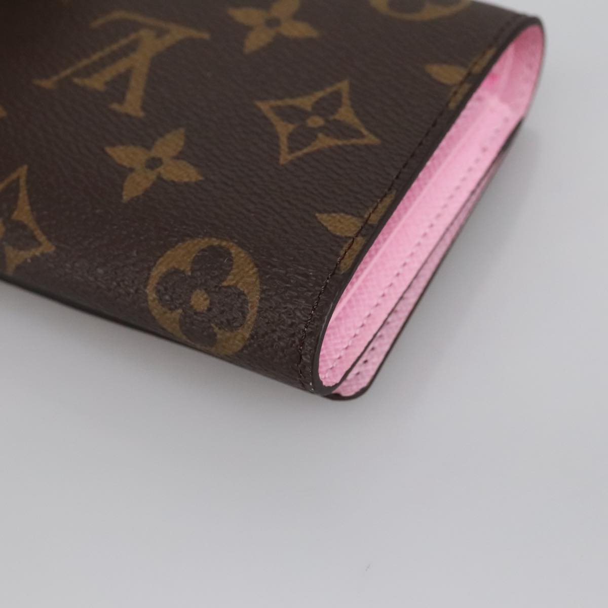 Louis Vuitton Portefeuille Victorine Brown Canvas Wallet (Pre-Owned)