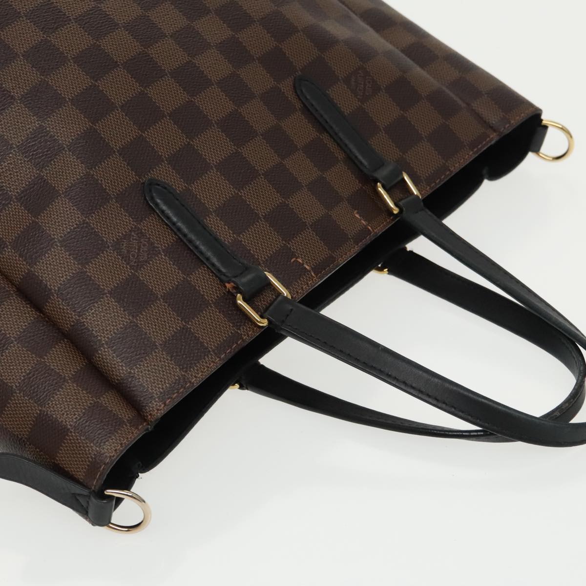 Louis Vuitton Belmont Brown Canvas Tote Bag (Pre-Owned)