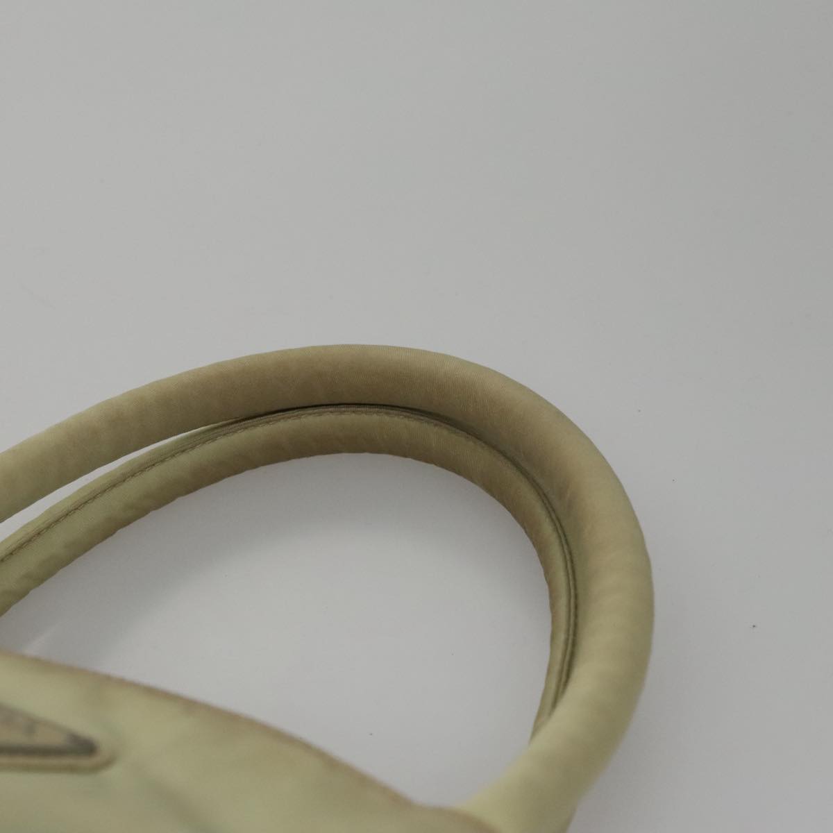 Prada Beige Synthetic Handbag (Pre-Owned)