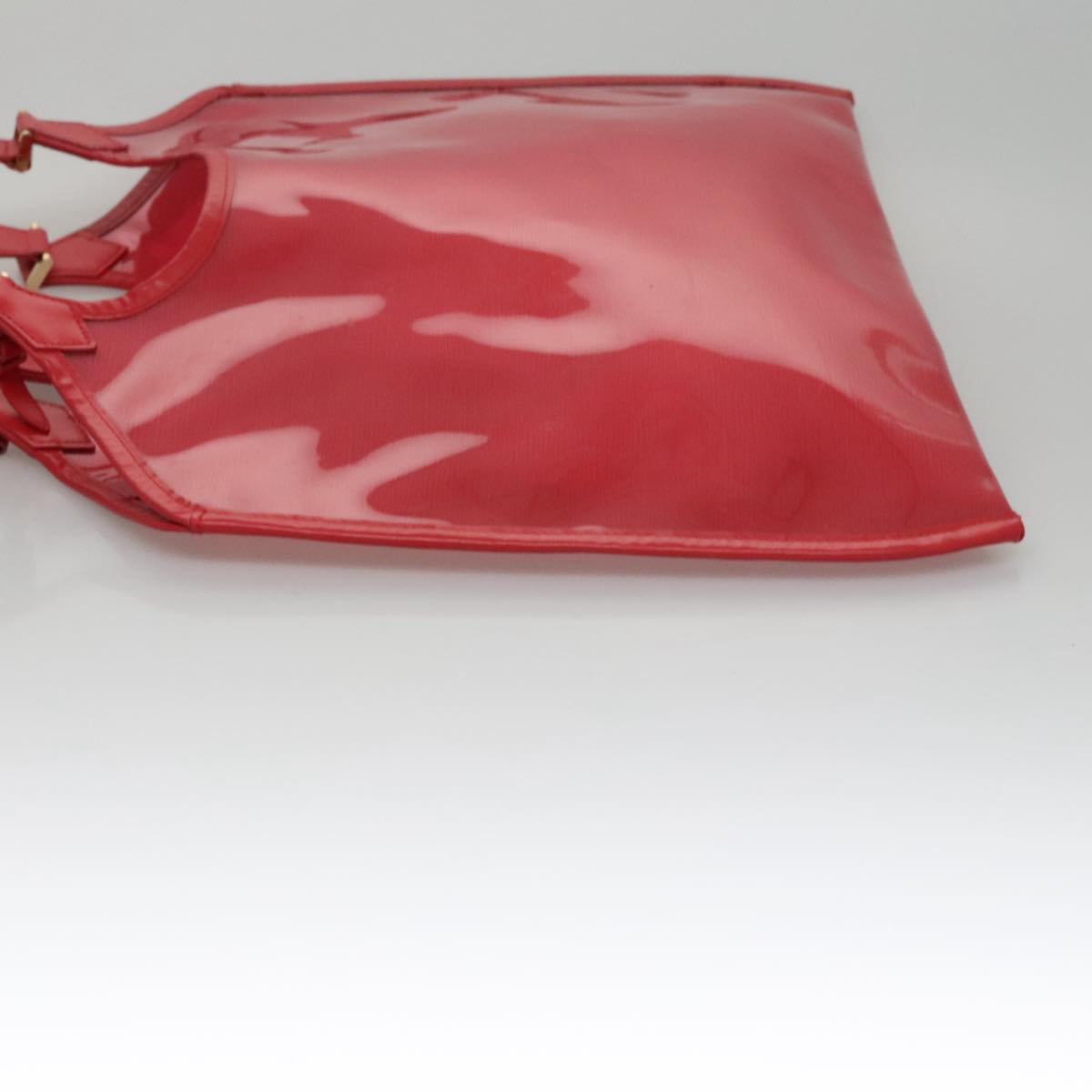 Louis Vuitton Plage Baia Red Vinyl Handbag (Pre-Owned)
