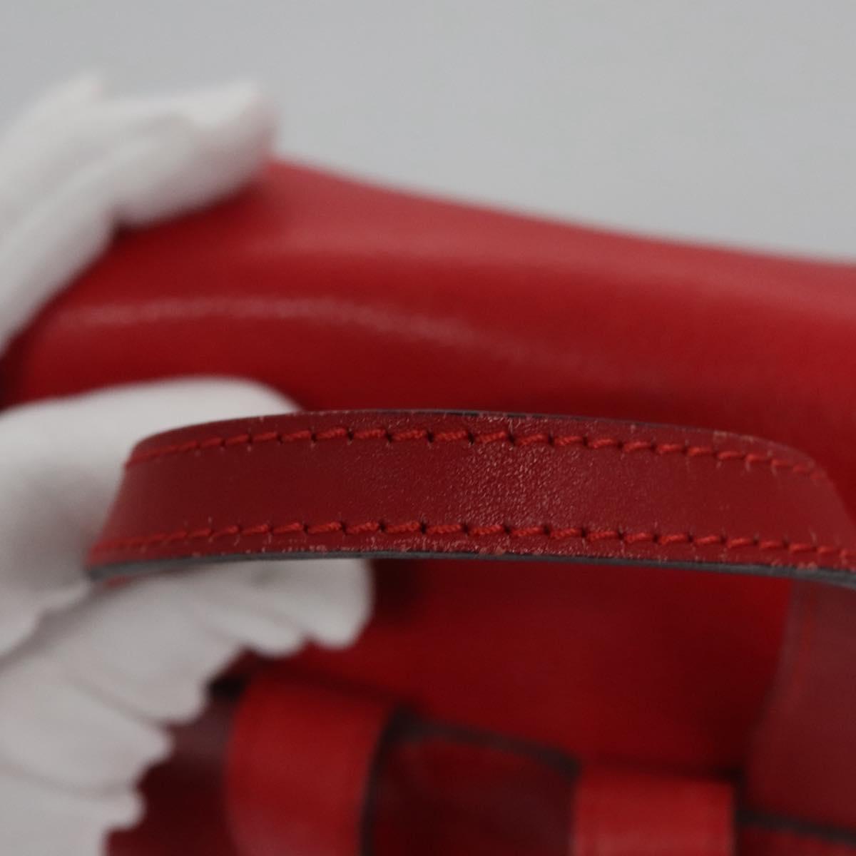 Céline Red Leather Backpack Bag (Pre-Owned)