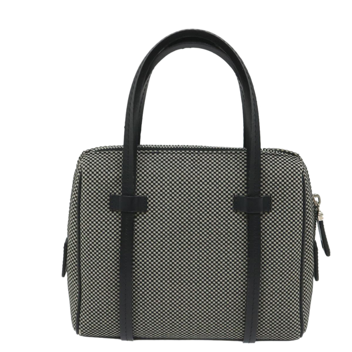 Bally Grey Canvas Handbag (Pre-Owned)