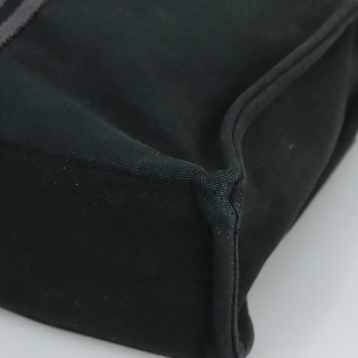Hermès Herline Black Canvas Tote Bag (Pre-Owned)