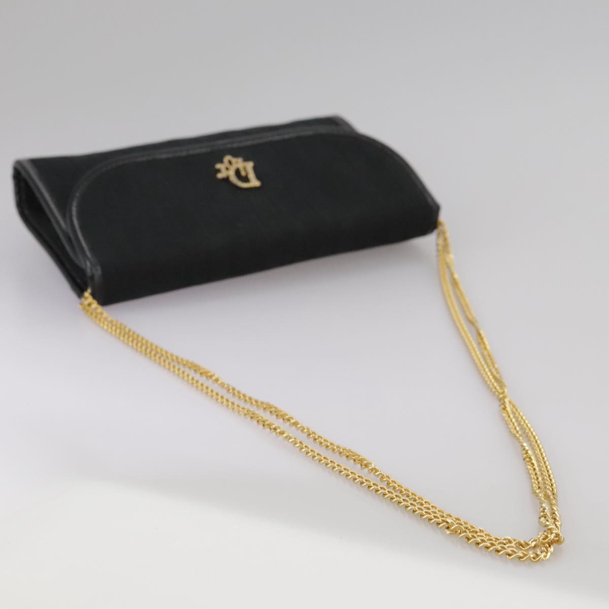 Dior Trotter Black Canvas Shoulder Bag (Pre-Owned)