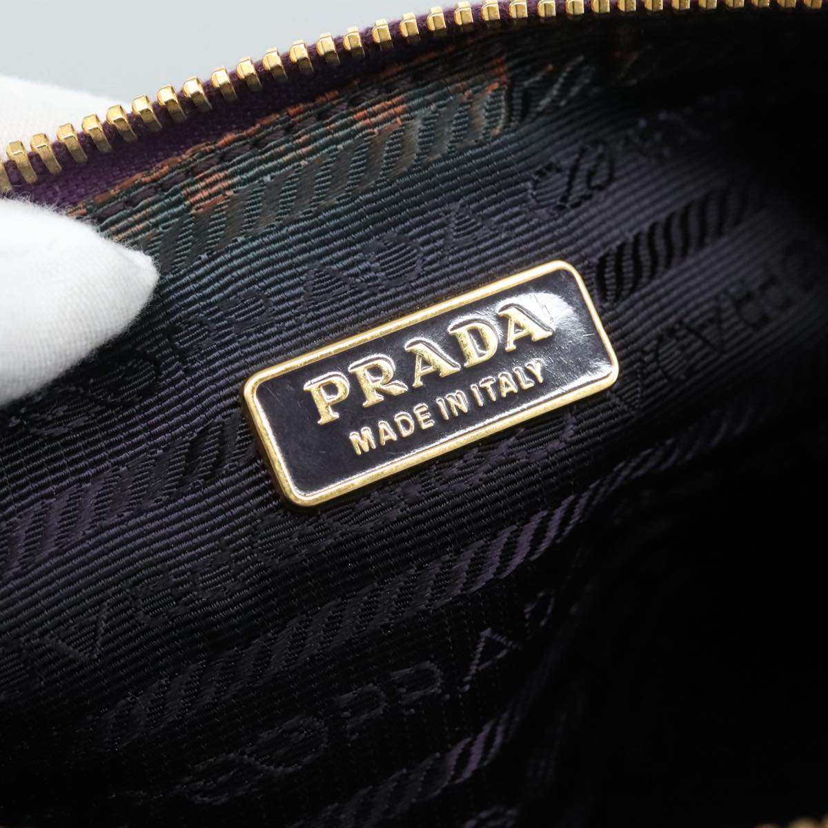 Prada Purple Synthetic Clutch Bag (Pre-Owned)