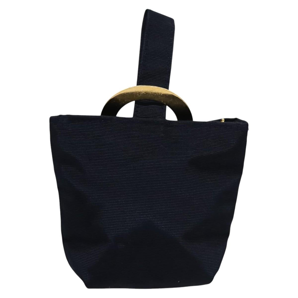 Céline Logo Du Cercle Black Synthetic Clutch Bag (Pre-Owned)