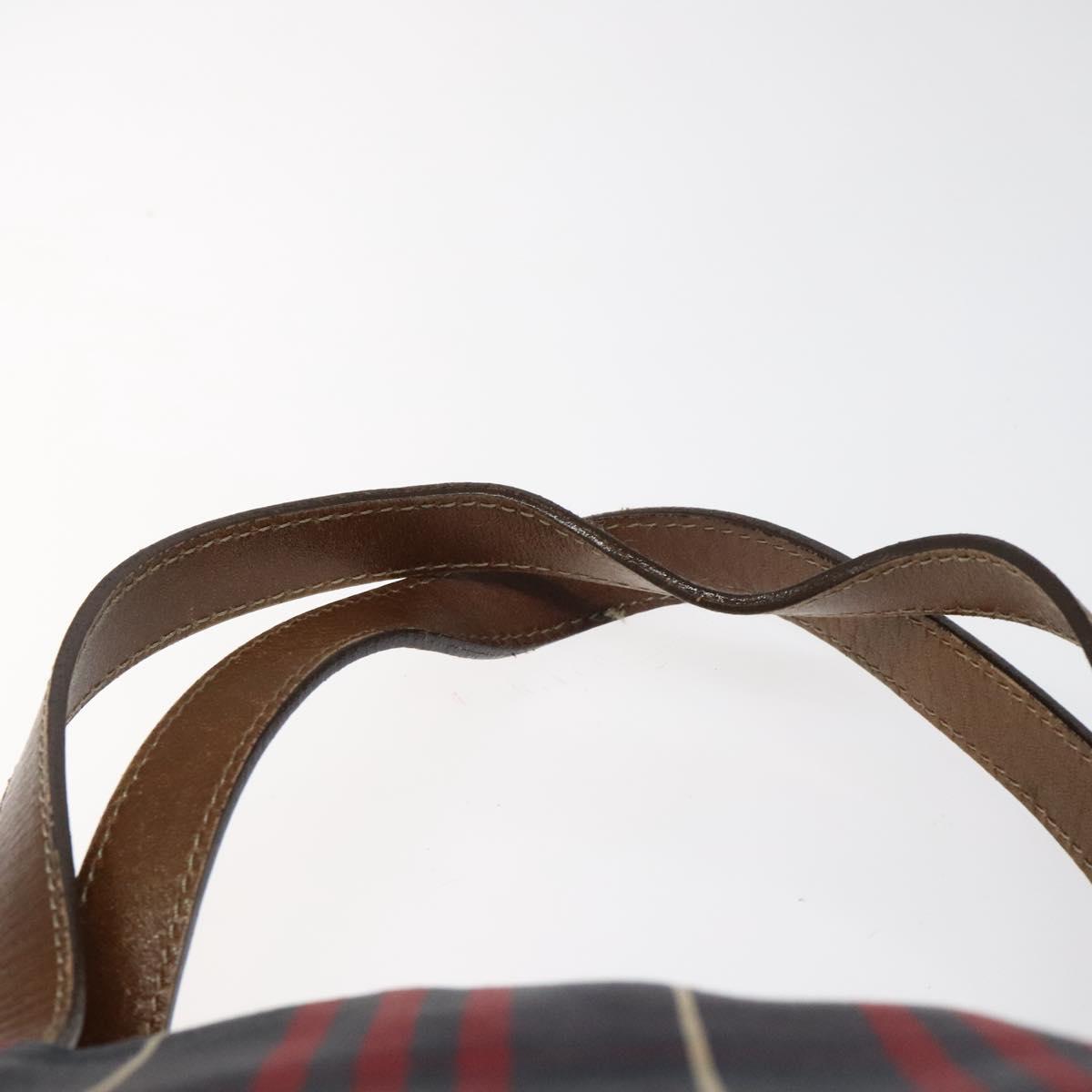 Burberry Nova Check Red Canvas Tote Bag (Pre-Owned)