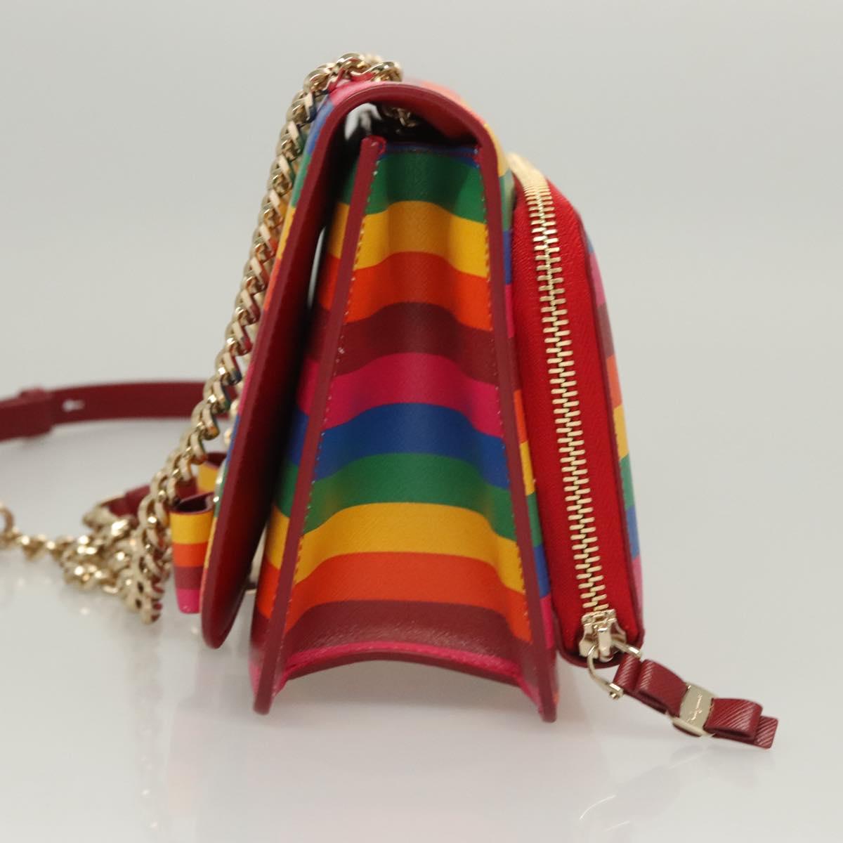 Salvatore Ferragamo Vara Multicolour Leather Shoulder Bag (Pre-Owned)