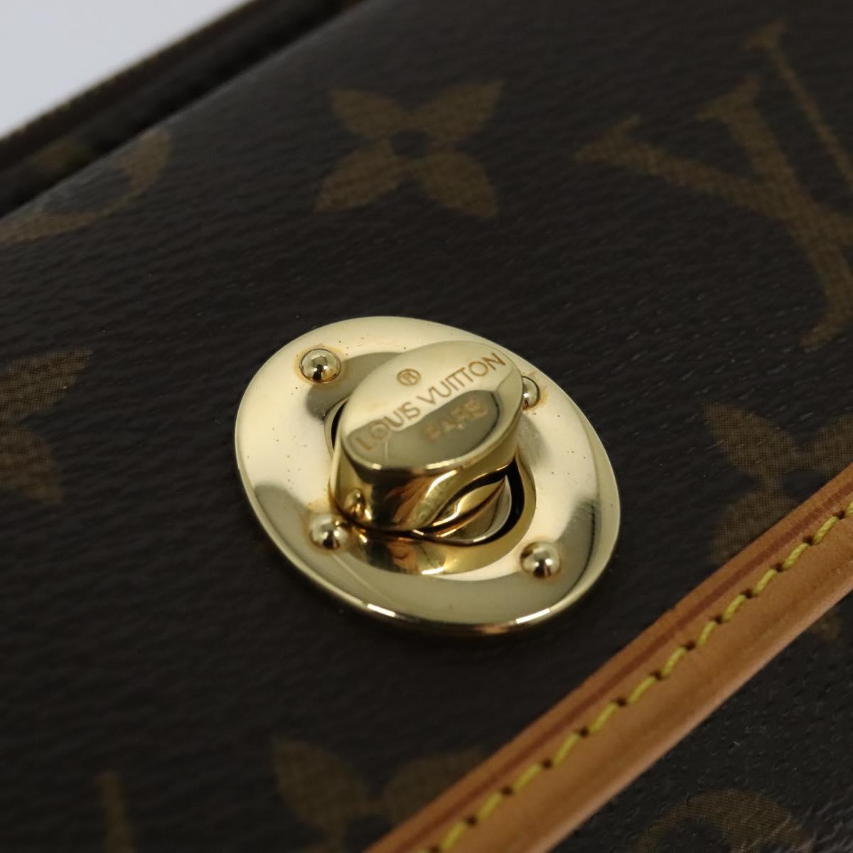 Louis Vuitton Tikal Brown Canvas Clutch Bag (Pre-Owned)