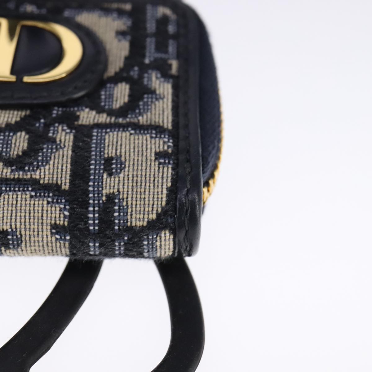 Dior Trotter Navy Canvas Wallet (Pre-Owned)
