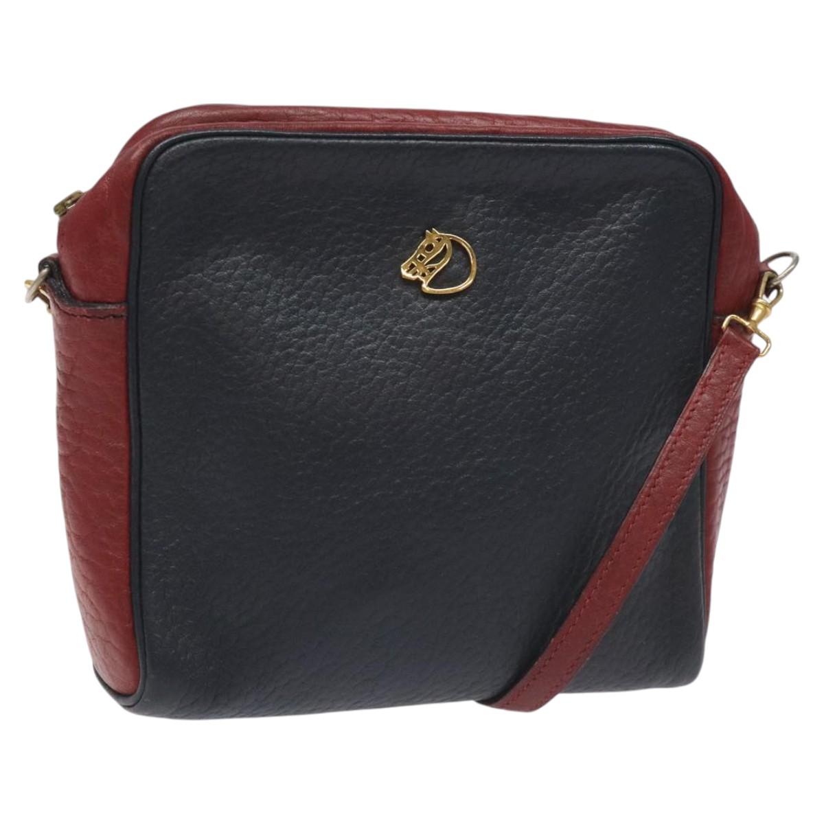Hermès -- Navy Leather Shoulder Bag (Pre-Owned)