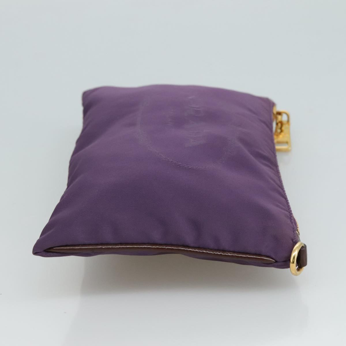 Prada Purple Synthetic Clutch Bag (Pre-Owned)