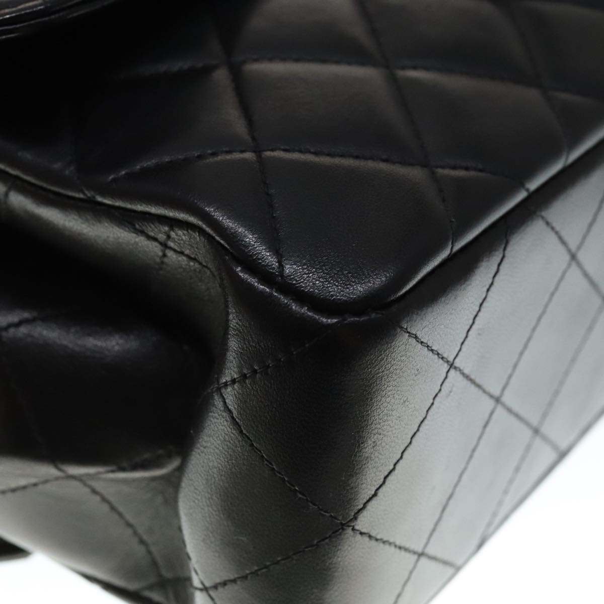 Chanel Timeless/Classique Black Leather Handbag (Pre-Owned)