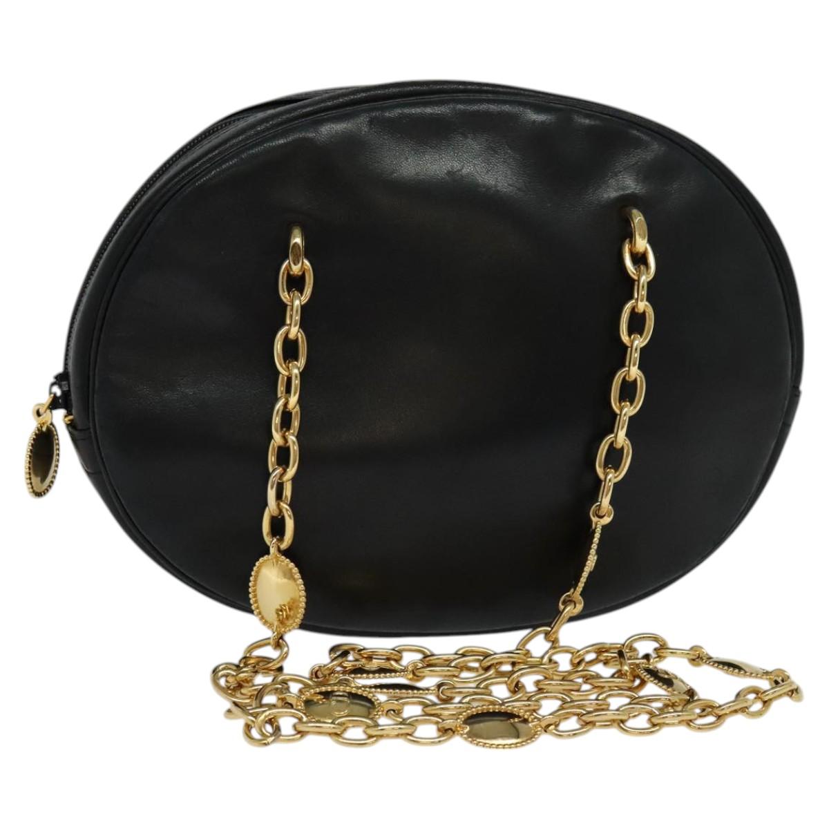 Dior -- Black Leather Shoulder Bag (Pre-Owned)