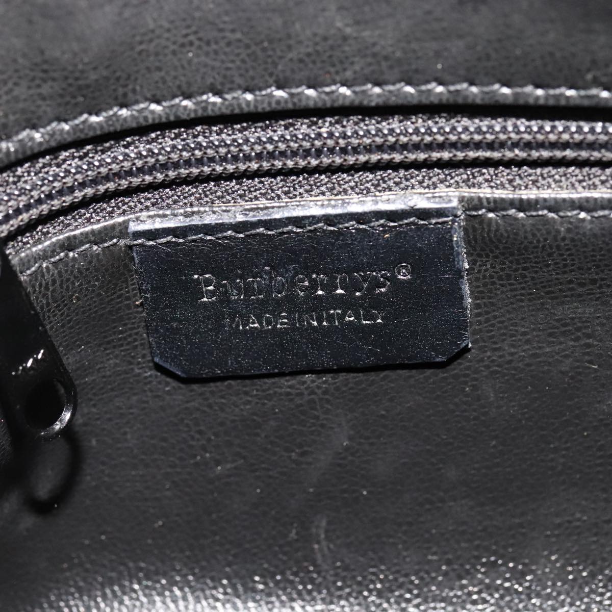 Burberry Black Canvas Clutch Bag (Pre-Owned)