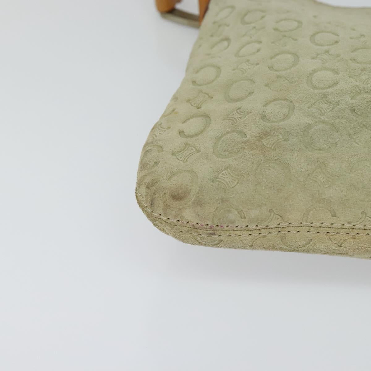 Céline Macadam Grey Canvas Shoulder Bag (Pre-Owned)